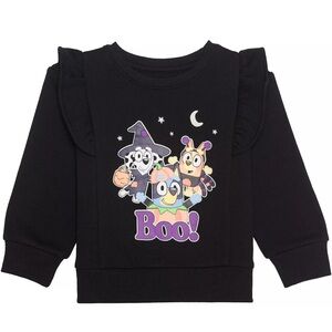 Bluey NWT Jumping Beans Halloween Ruffle Sweatshirt size 4T